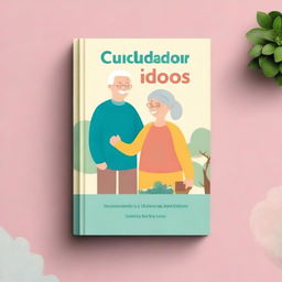 A book cover for an e-book titled 'Cuidador de Idosos'