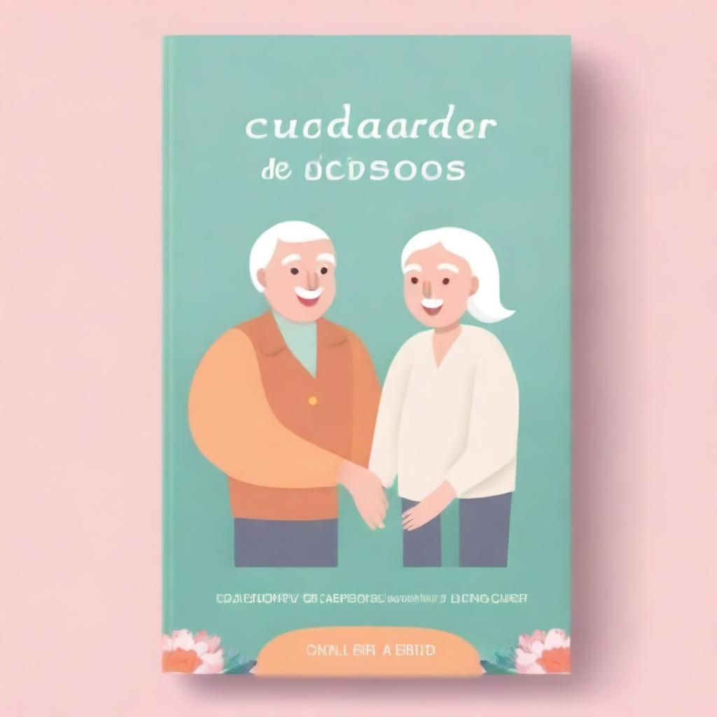 A book cover for an e-book titled 'Cuidador de Idosos'