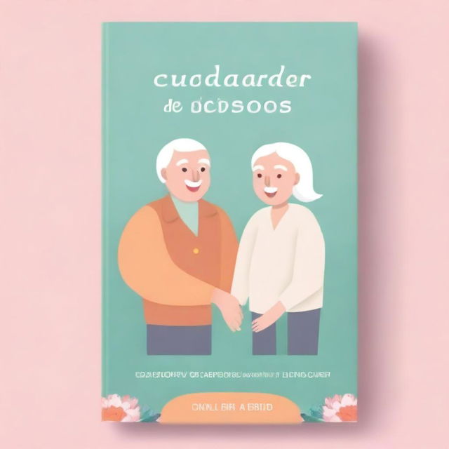 A book cover for an e-book titled 'Cuidador de Idosos'