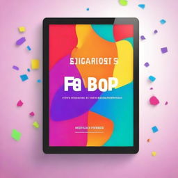 Create an ebook cover featuring a captivating and colorful design