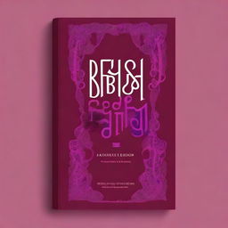 Generate a book cover titled 'Poesía Brigilios' using wine red and purple colors