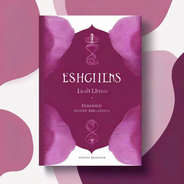 Generate a book cover titled 'Poesía Brigilios' using wine red and purple colors