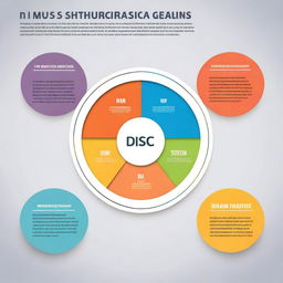 A detailed infographic showcasing the DISC model in neuroscience