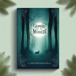 Create a book cover with an enchanting and mysterious design