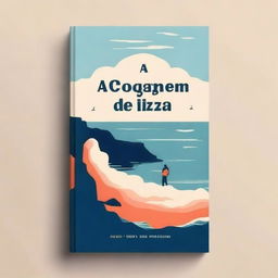 Create a book cover with the title 'A Coragem de Dizer Chega' at the top and an author's name at the bottom