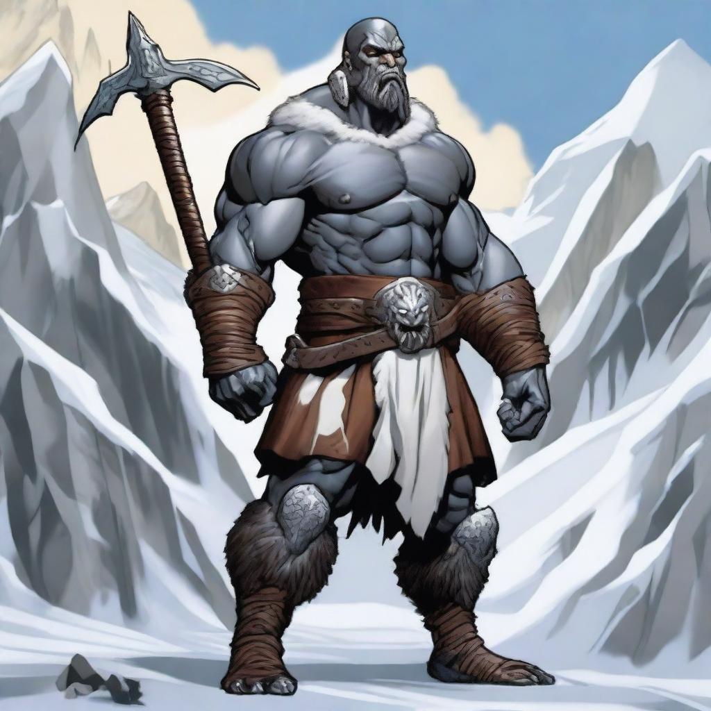 A Goliath from Dungeons & Dragons 5th edition