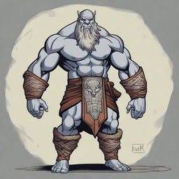 A Goliath from Dungeons & Dragons 5th edition