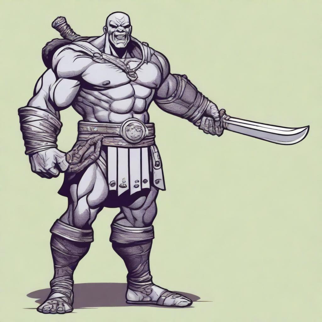 A Goliath from Dungeons & Dragons 5th edition