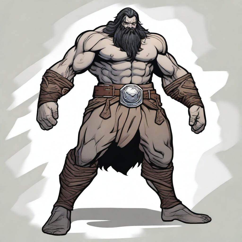 A Goliath from Dungeons & Dragons 5th edition