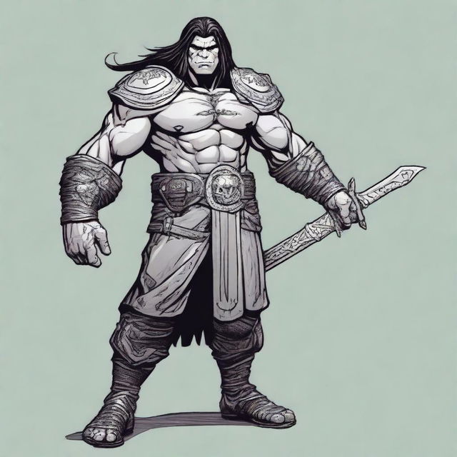 A Goliath from Dungeons & Dragons 5th edition