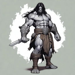 A Goliath from Dungeons & Dragons 5th edition