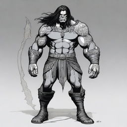 A Goliath from Dungeons & Dragons 5th edition