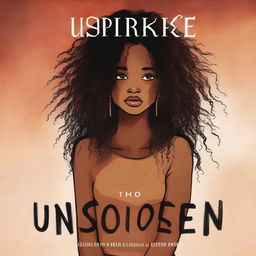 Create a book cover with the title 'Unspoken' at the bottom and the author 'CLARISSE' at the top