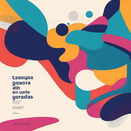 Create a contemporary book cover for a poetry book titled 'Transição Poética em Diversidades'