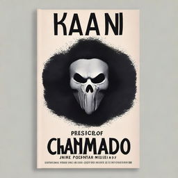 Crie uma capa de livro apresentando um garoto chamado Kain