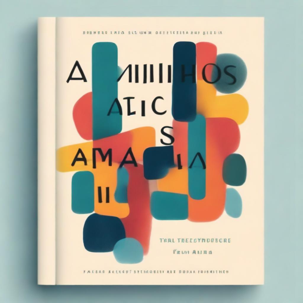 A book cover for 'Caminhos das diversidades de uma Alma em Transição' that reflects the title and concept behind the poems