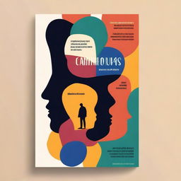 A book cover for 'Caminhos das diversidades de uma Alma em Transição' that reflects the title and concept behind the poems