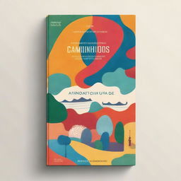 A book cover for 'Caminhos das diversidades de uma Alma em Transição' that reflects the title and concept behind the poems