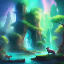 A mystical world filled with magic and spirit beasts