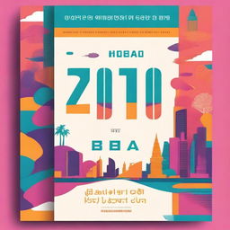 Create a book cover with the title 'Bharat @ 2047'