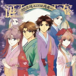 Design a cover for the anime 'Fushigi Yuugi'