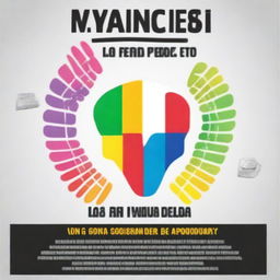 Un cartel sobre la prevención del suicidio, con un diseño calmante y de apoyo