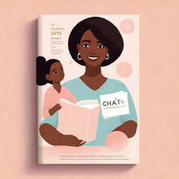 Create a book cover for a book titled 'Chat GPT for Single Moms'