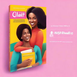 Create a vibrant and realistic book cover for a book titled 'Chat GPT for Single Moms'