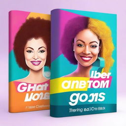 Create a vibrant, realistic, and futuristic book cover for a book titled 'Chat GPT for Single Moms'