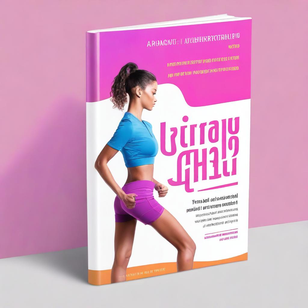 Create a vibrant, realistic, and futuristic book cover image for 'Harnessing ChatGPT: Your Ultimate Guide to Achieving Fitness Goals through Conversational AI'