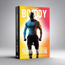 Create a very dynamic and futuristic book cover image that reflects the concept of body and mind fitness