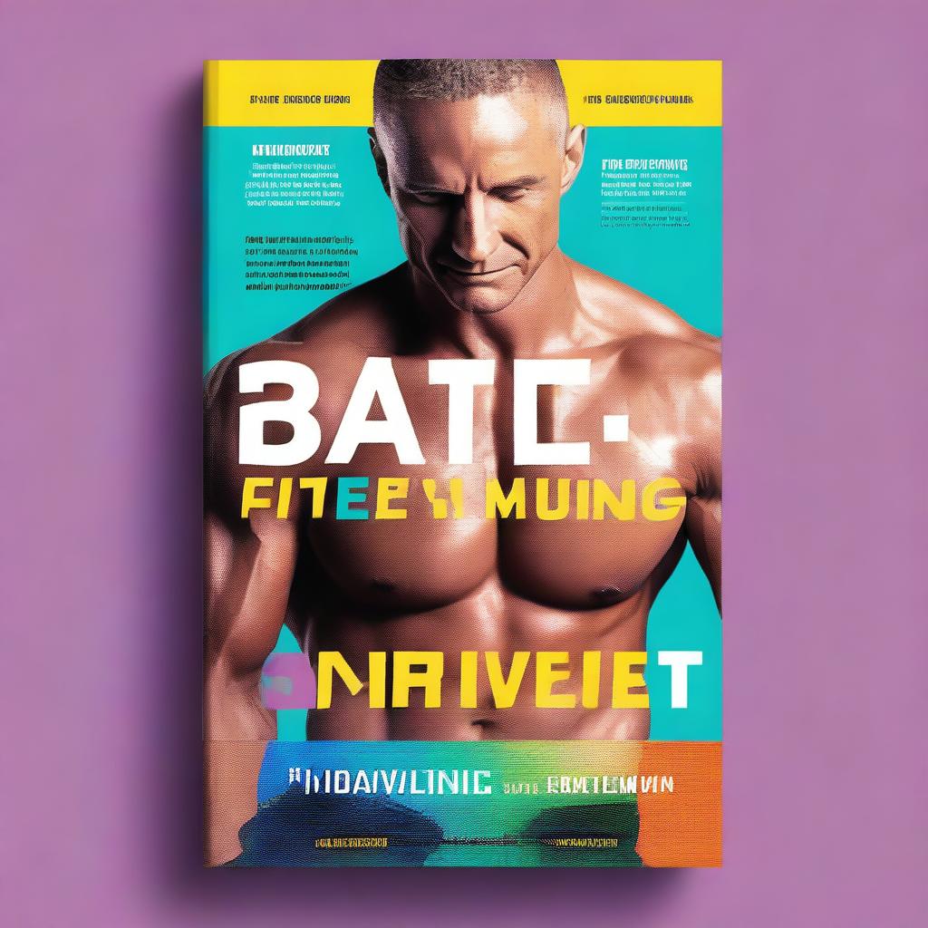 Create a vibrant and realistic book cover image that reflects the concept of body and mind fitness