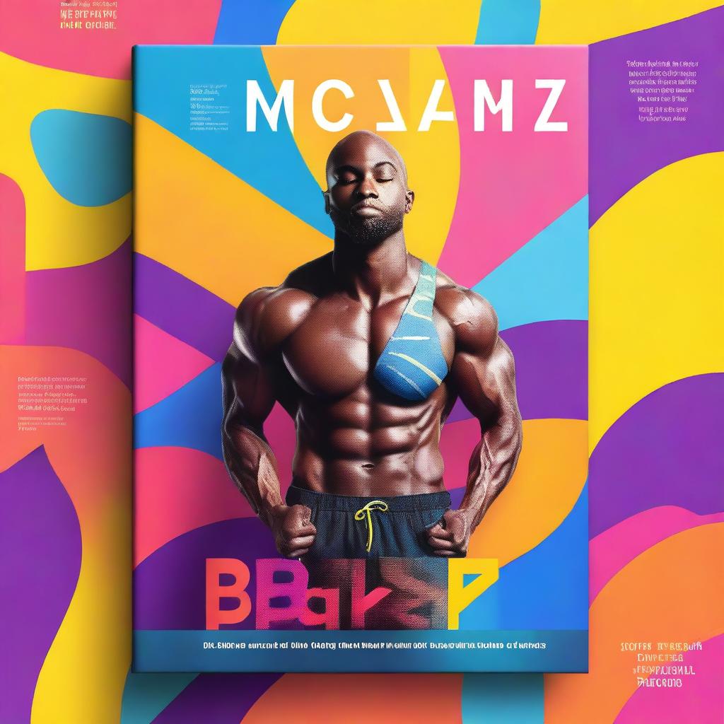 Create a vibrant and realistic book cover image that reflects the concept of body and mind fitness