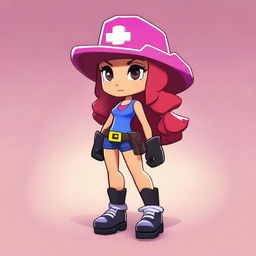 Create a Brawl Stars character named Amy, set in the Biodome environment