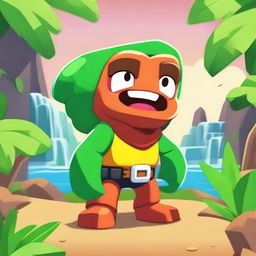 Create a new Brawl Stars character named Pascal for the Jurassic Splash theme