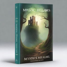 A captivating book cover featuring a mysterious forest with a winding path leading to an ancient castle