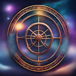 Create a book cover for 'The Wheel of Karma: A Journey Through the Realm of the Mystics'