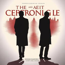 A book cover featuring the silhouette of two detectives, Hannah Cawerland and Stephan Beart, standing back-to-back