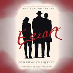 A book cover featuring the silhouette of two detectives, Hannah Cawerland and Stephan Beart, standing back-to-back