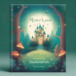 A whimsical and enchanting book cover for a collection of fairy tales