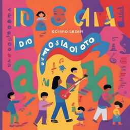 A colorful book cover with the title 'Do som à letra'