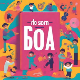 A colorful book cover with the title 'Do som à letra'