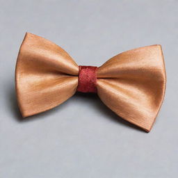 A stunning bow tie, designed and crafted to mirror the shape and detail of a radiant maple leaf.