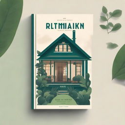 A beautiful and captivating book cover for a novel titled 'Rumah Kedua'