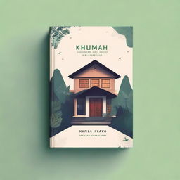 A beautiful and captivating book cover for a novel titled 'Rumah Kedua'