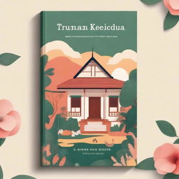 A novel cover design for 'Rumah Kedua'