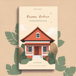 A novel cover design for 'Rumah Kedua'