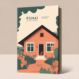 A novel cover design for 'Rumah Kedua'