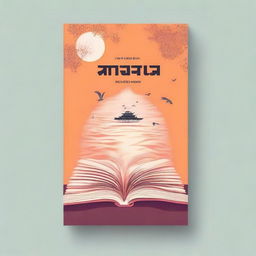 Create a cover page of a book with the writing 'আমার জীবনের কষ্ট'