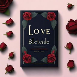 Create a dark romance book cover titled 'Love-Lies-Bleeding' by Stroumeiri